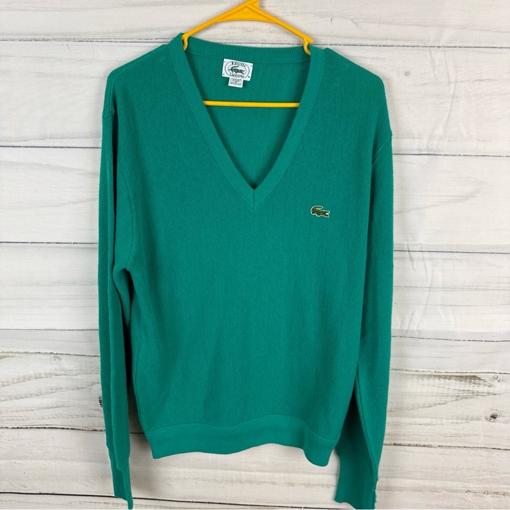 Izod Men's Teal V-Neck Sweater